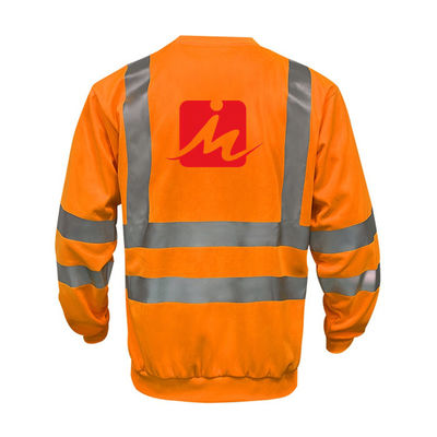 Hàng may mặc có khả năng hiển thị cao tùy chỉnh Áo sơ mi đồng phục bảo vệ an ninh dài tay