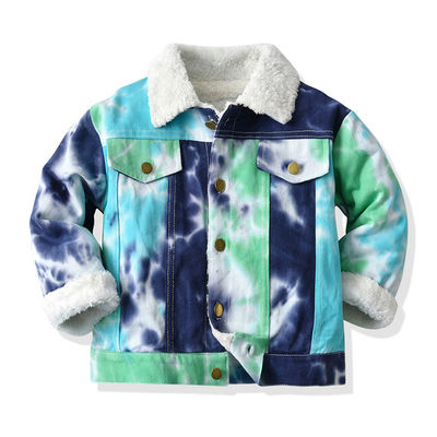 Áo khoác denim thêu tùy chỉnh OEM Boy'S Girl'S Kid Outwear Jacket