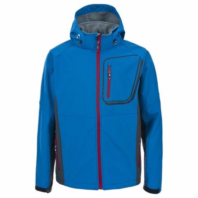Ngoài trời polyester thoáng khí cho trẻ em có mũ trùm đầu Áo khoác cậu bé Softshell