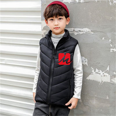 Áo khoác giữ nhiệt cho trẻ em không thấm nước Vest Áo gió Black Puffer