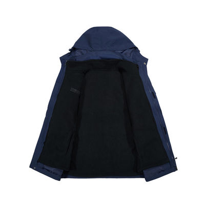Áo gió Áo khoác Softshell không thấm nước Áo khoác lông cừu lót polyester mùa đông