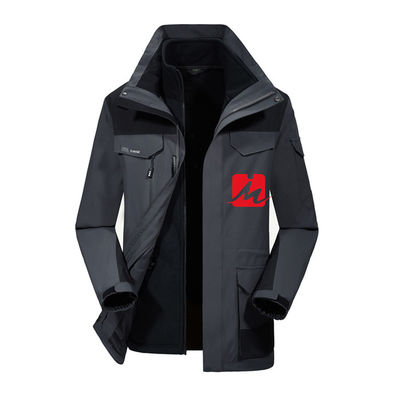 Áo gió Áo khoác Softshell không thấm nước Áo khoác lông cừu lót polyester mùa đông