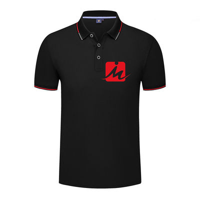 Áo sơ mi cotton thông thường dành cho nam OEM Áo sơ mi polo dệt kim thoáng khí