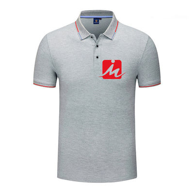 Áo sơ mi cotton thông thường dành cho nam OEM Áo sơ mi polo dệt kim thoáng khí