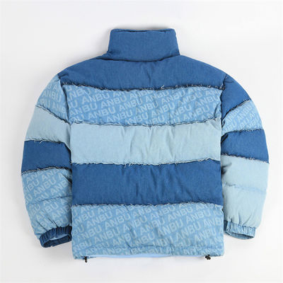 Áo khoác có đệm sáng bóng cho nam Puffer Áo khoác bomber bong bóng ấm áp Áo khoác bông sáng bóng
