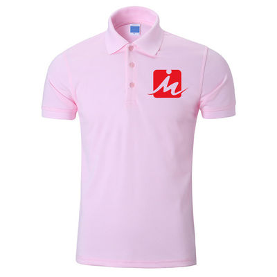 240 GSM Áo sơ mi Polo thoáng khí 100% Rayon Pique Cotton thêu Áo sơ mi nam Polo