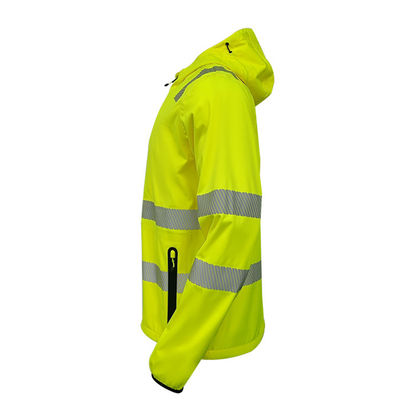 Hàng may mặc có khả năng hiển thị cao không thấm nước Đồng phục Hi Vis Áo khoác phản quang Quần áo bảo hộ lao động