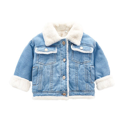 Áo khoác denim thêu tùy chỉnh OEM Boy'S Girl'S Kid Outwear Jacket