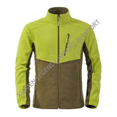 Áo khoác đi bộ đường dài ngoài trời OEM Polyester Polar Fleece Áo khoác lông cừu thông thường