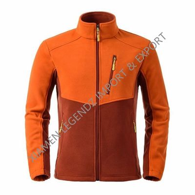 Áo khoác đi bộ đường dài ngoài trời OEM Polyester Polar Fleece Áo khoác lông cừu thông thường