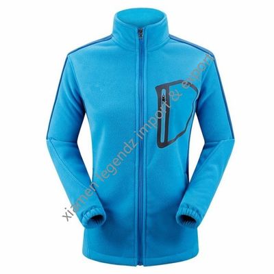 Áo khoác mùa đông thể thao leo núi cổ điển cho nữ Zip Up Áo khoác lông cừu dày Polyester