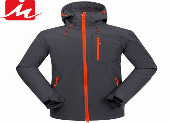 Áo khoác Softshell chống thấm nước Áo khoác ngoài trời mùa đông nam Polyester Spandex